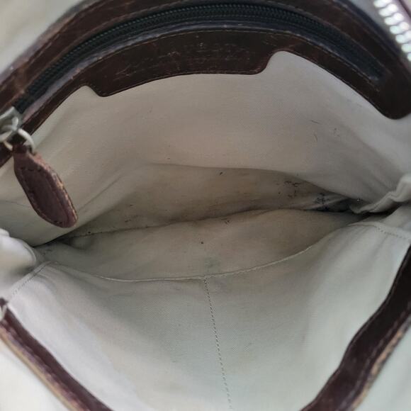 I Malatesta Leather Brown Crossbody Shoulder Bag Made in Italy - Picture 12 of 14